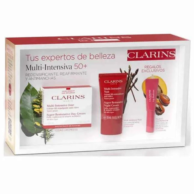 Clarins Super Restorative Day – Cream All Skin Types 50 ml Unisex, Set 3 Pieces