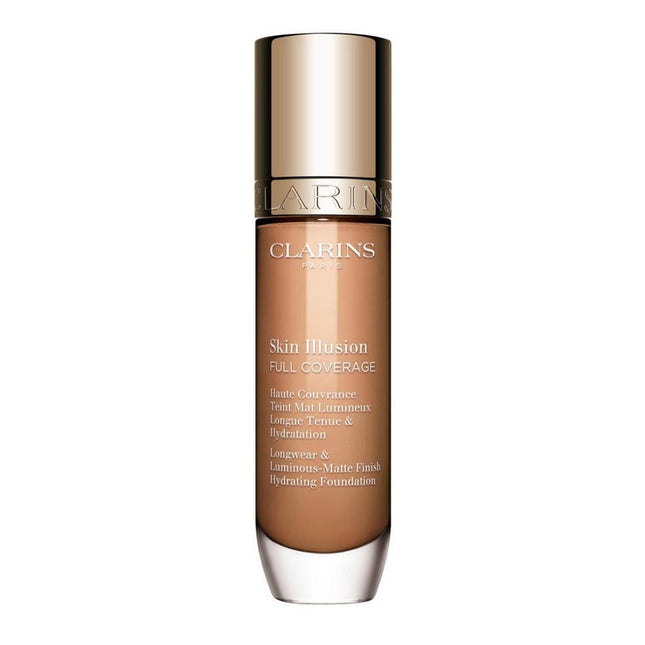 Clarins Skin Illusion Full Coverage Foundation Full Coverage – Liquid Foundation for Women, 111N, 30 ml
