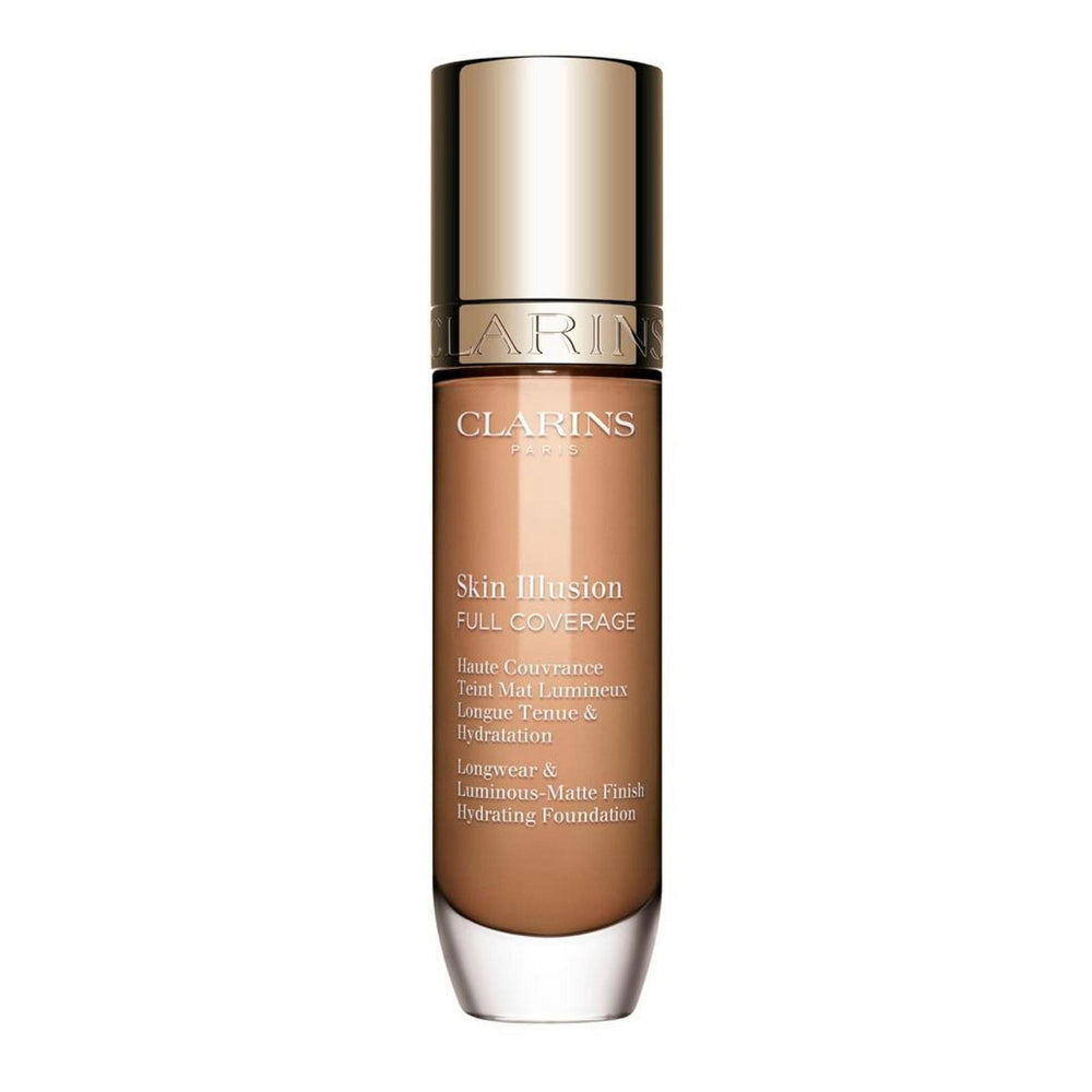 Clarins Skin Illusion Full Coverage Foundation Full Coverage – Liquid Foundation for Women, 111N, 30 ml