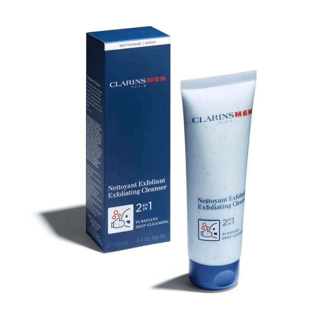 Clarins Men Nettoyant Exfoliant Visage Unisex, 125 ml