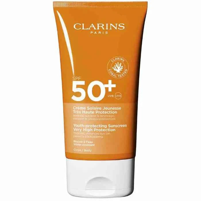 Clarins Youth Protecting Sunscreen Spf50+ Unisex, 150 ml