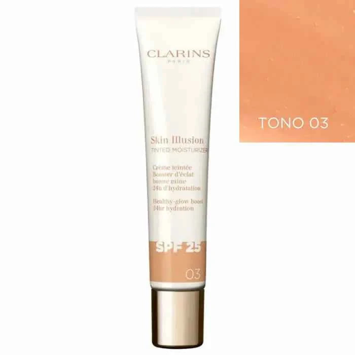 Clarins Skin Illusion Tinted Moisturizer Spf25 03 Unisex, 40 ml