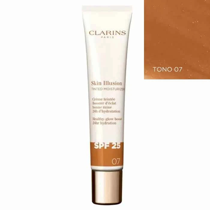 Clarins Skin Illusion Tinted Moisturizer Spf25 07 Unisex, 40 ml