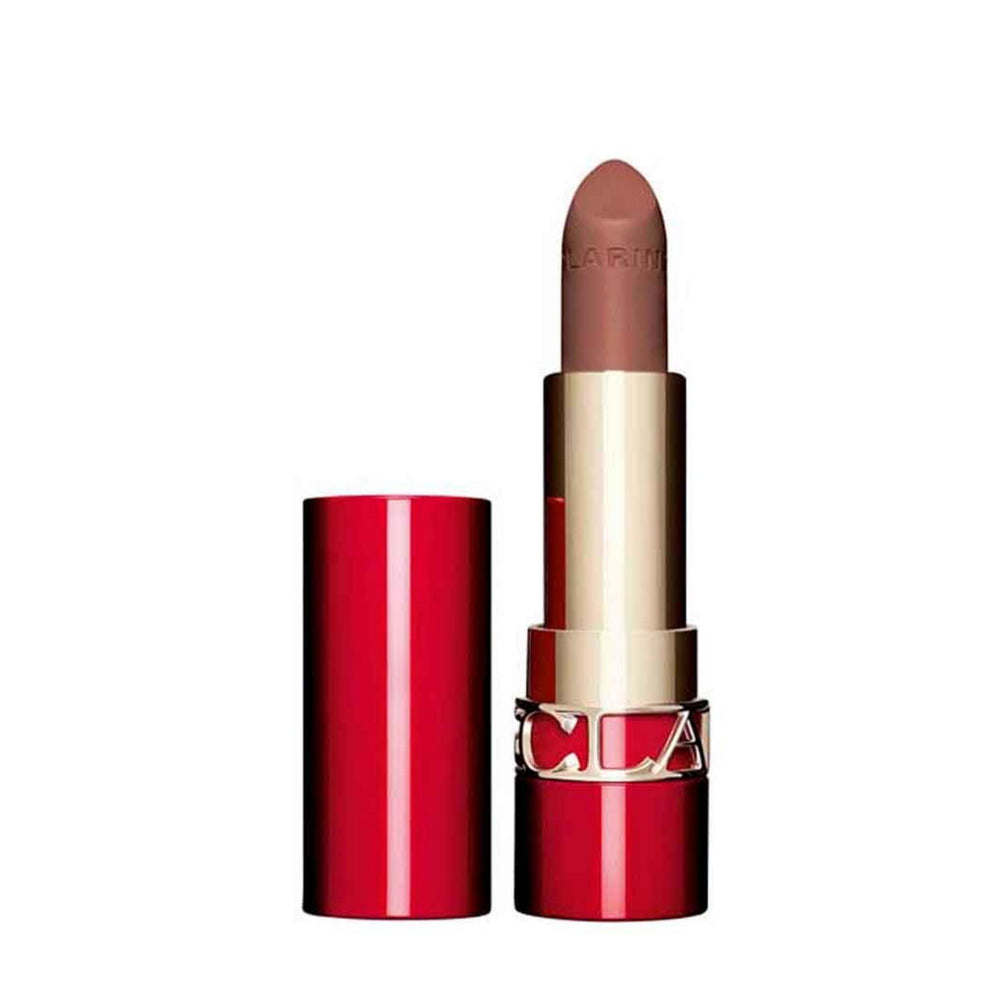 Clarins Joli Rouge Velvet – Cream Lipstick for Women, 758V, Sandy Pink, 3.5 g