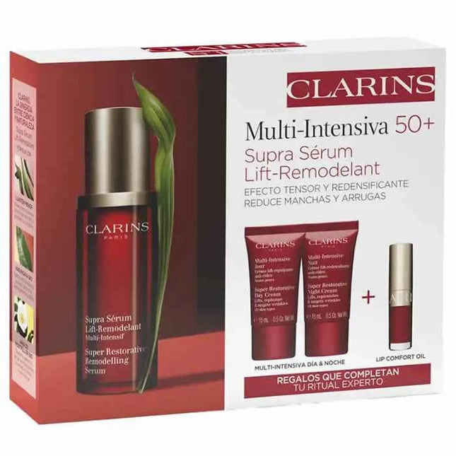 Clarins Multi-Intensive Super Restorative Sérum 30 ml Unisex, Set 4 Pieces