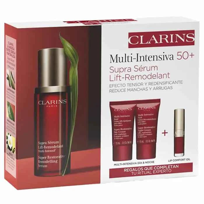Clarins Multi-Intensive Super Restorative Sérum 30 ml Unisex, Set 4 Pieces
