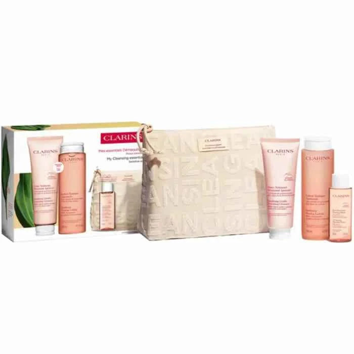 Clarins Soothing Gentle Foaming Cleanser 125 ml Unisex, Set 4 Pieces