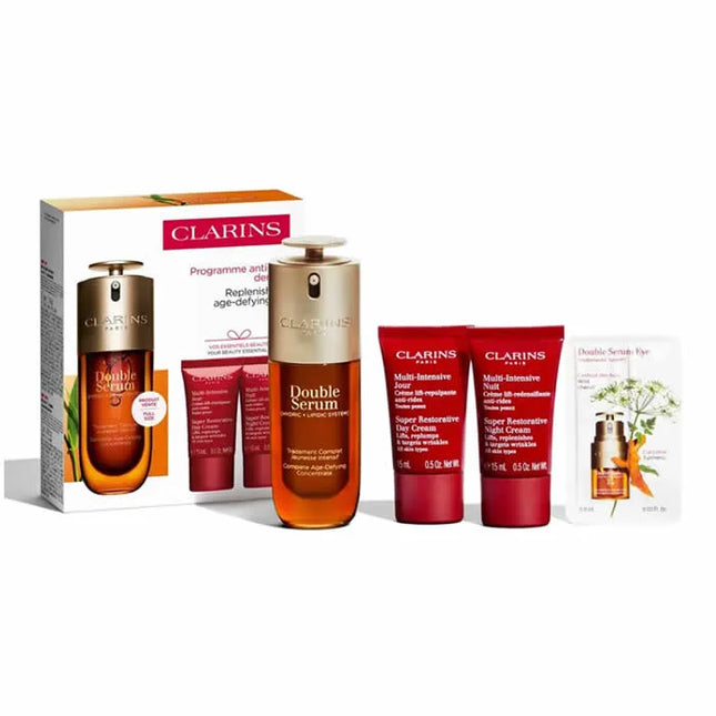 Clarins Double – Serum 50 ml Unisex, Set 4 Pieces