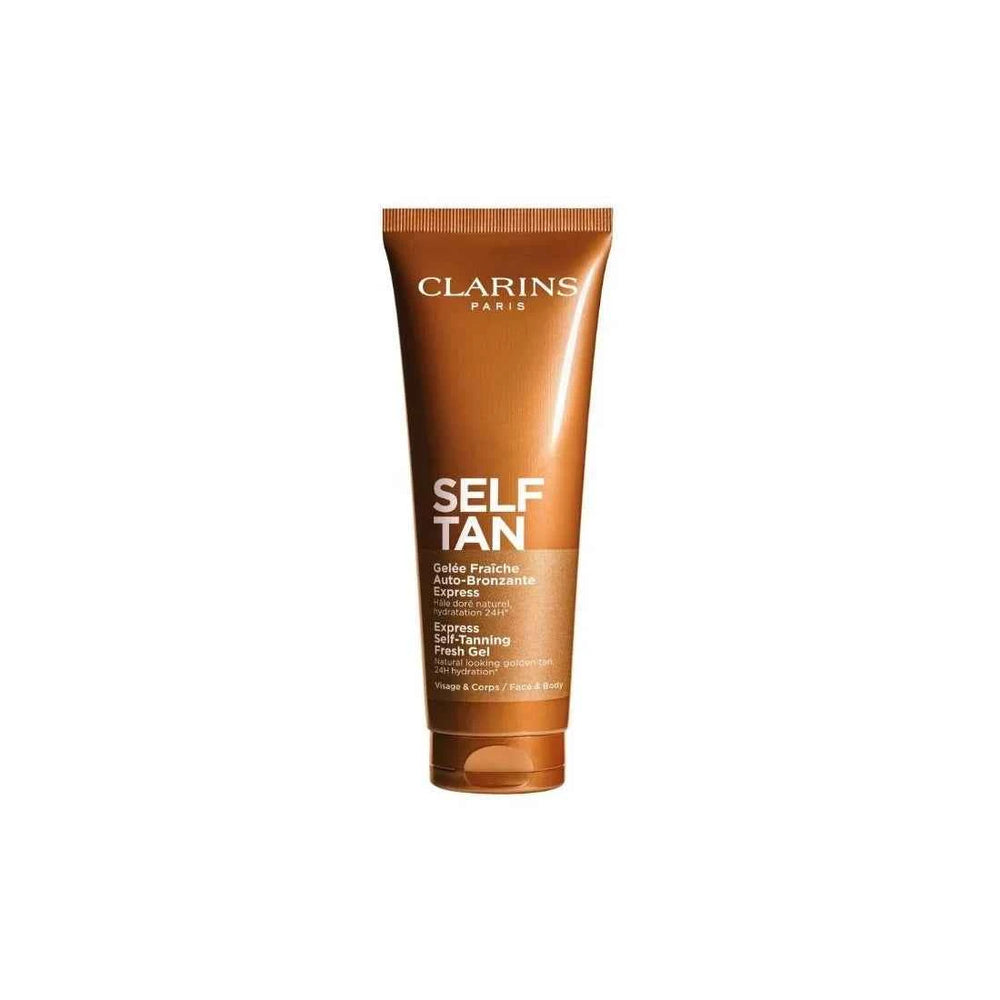 Clarins Gel Autobronceador Rostro y Cuerpo Unisex, 125 ml