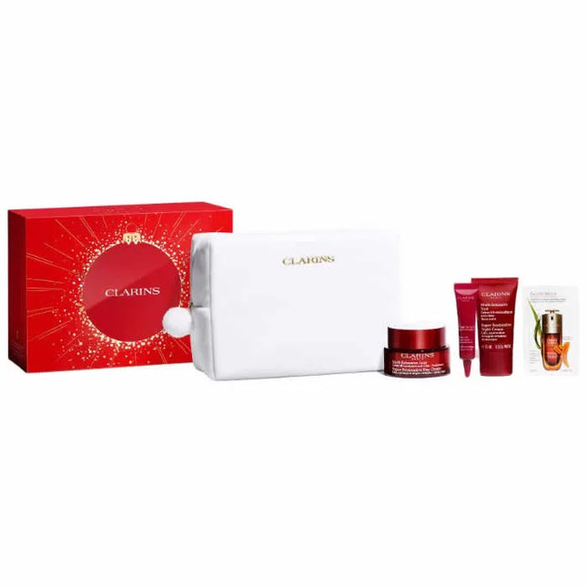 Clarins Super Restorative Day – Cream All Skin Types 50 ml Unisex, Set 5 Pieces