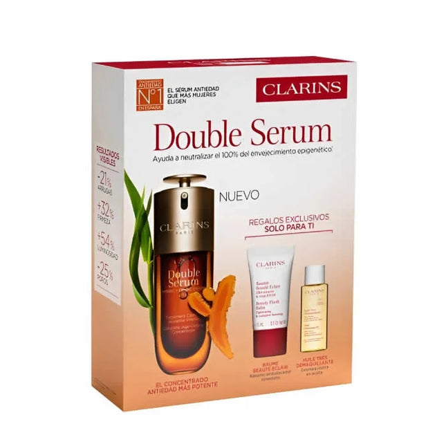 Clarins Double – Serum 50 ml Unisex, Set 3 Pieces