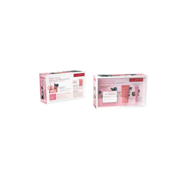 Clarins Set Multi Activa Dia Tp 50 ml Noche Tp 15 ml Labios 21 Unisex