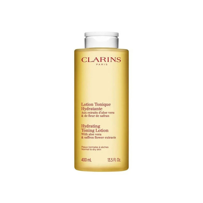 Clarins Loción Tónica Hidratante Para Piel Normal A Seca Unisex, 400 ml