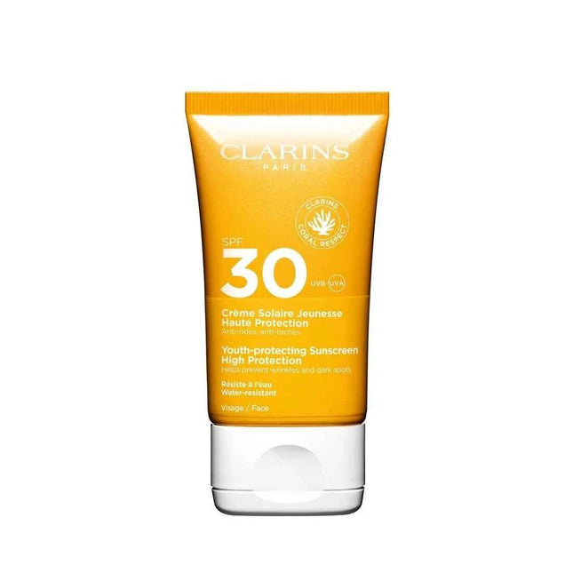 Clarins Crema Solar Alta Protección Uvb 30 Uva Unisex, 50 ml
