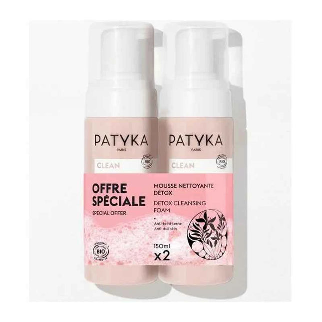 Patyka Duo Detox Cleansing Mousse Unisex, 2x 150 ml