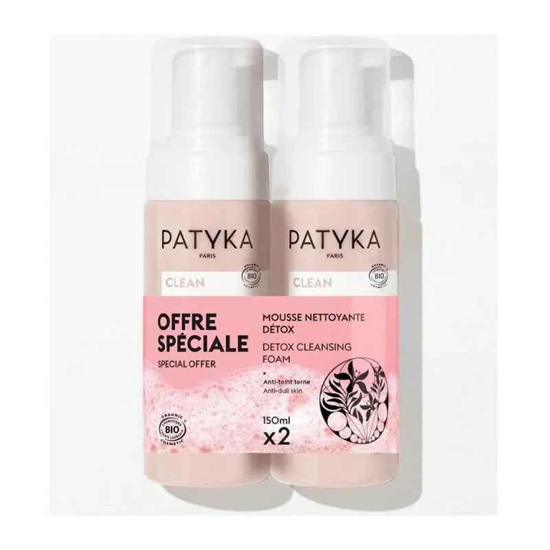 Patyka Duo Detox Cleansing Mousse Unisex, 2x 150 ml