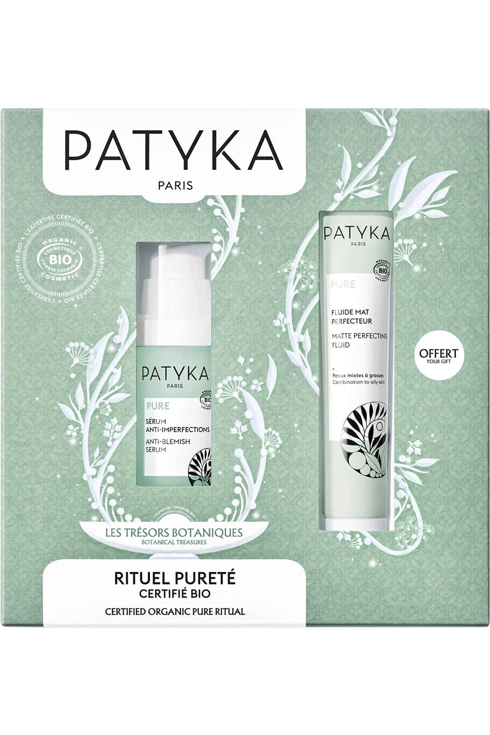 Patyka Serum Anti-Imperfections 30 ml Fluido Matificante Unisex, 40 ml