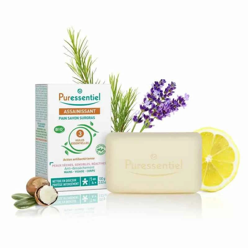 Puressentiel Pain Savon Surgras Bio Unisex, 100 g