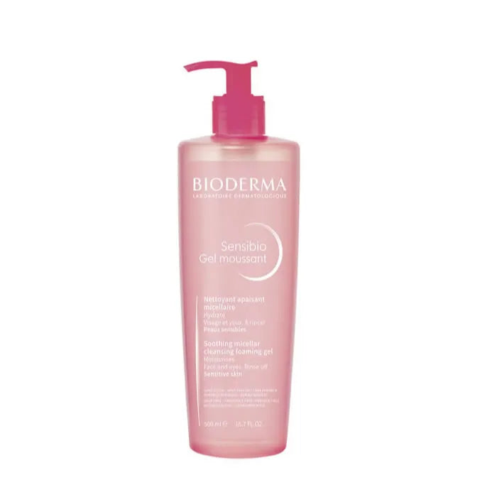 Bioderma Sensibio Foaming – Gel Unisex, 500 ml
