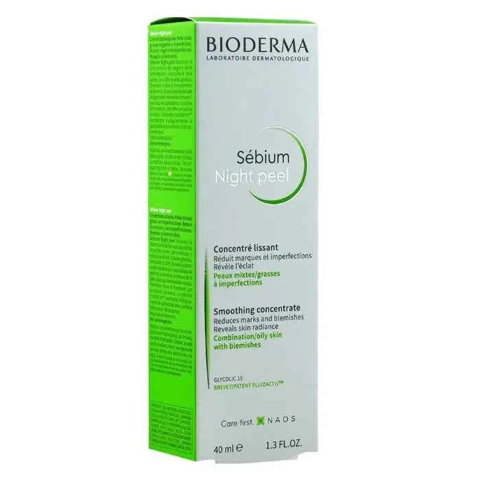 Bioderma Boderma Sebium Night Peel Smoothing Concentrate Unisex, 40 ml
