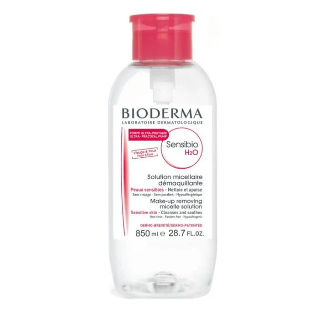 Bioderma Sensibio H2O Make Up Removing Micelle Solution Unisex, 850 ml