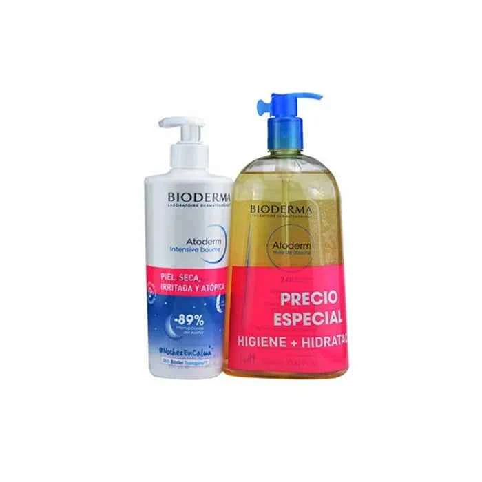 Bioderma Pack Atoderm Intensive Baume 500 ml + Atoderm Shower Oil Unisex, 1000 ml