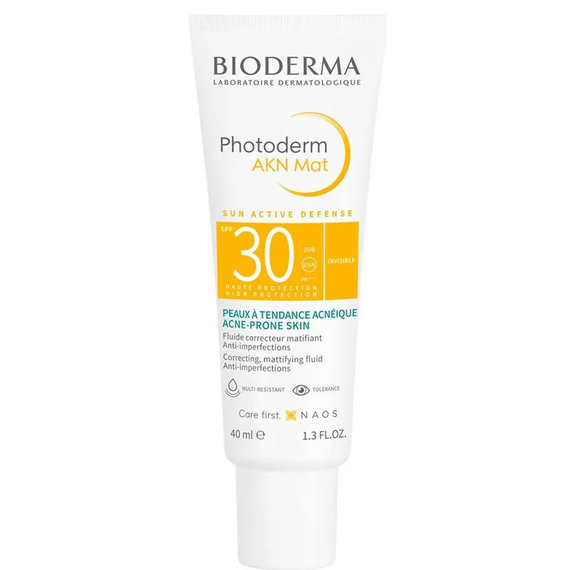 Bioderma Photoderm Akn Spf30 Mat Fluid Unisex, 40 ml