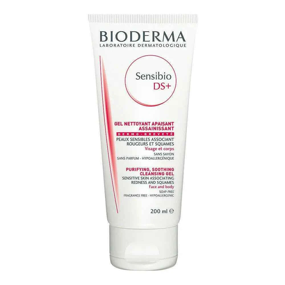 Bioderma Sensibio Ds+ – Gel Purifying Soothing Cleansing Gel Unisex, 200 ml