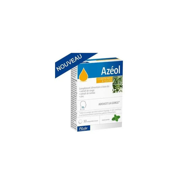Pilege Azéol Throat, 30 tablets