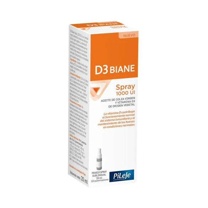 Pileje D3 Biane – Spray 1000UI, 20 ml