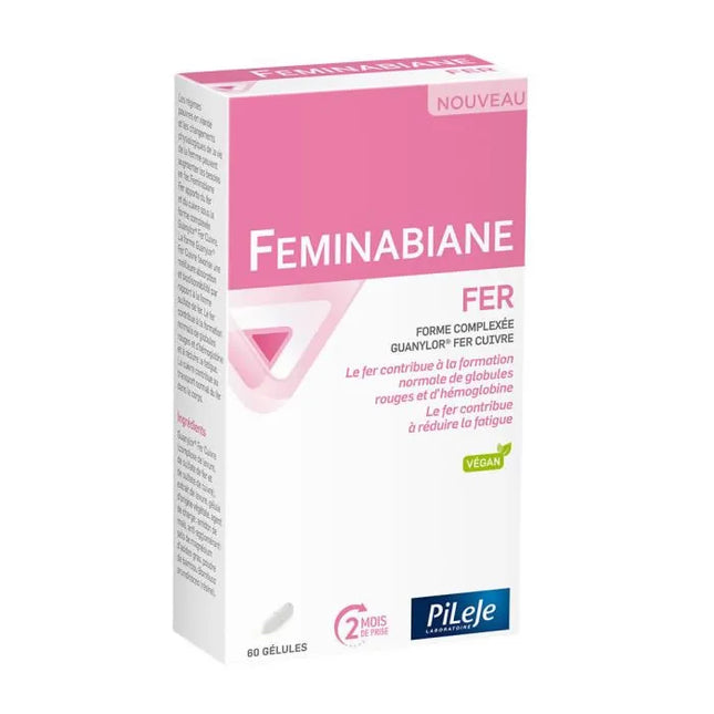 Pileje Feminabiane Iron, 60 capsules