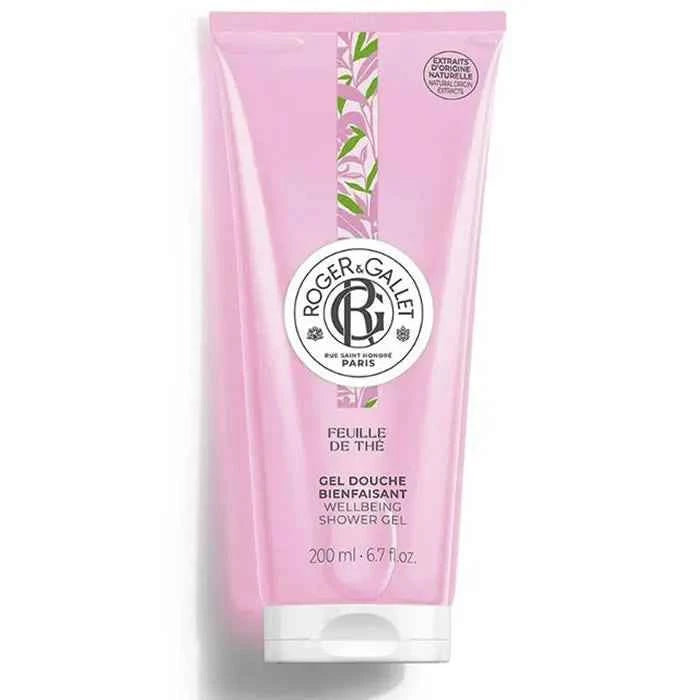Roger & Gallet Feuille De Thé – Gel Douche Bienfaisant Unisex, 200 ml