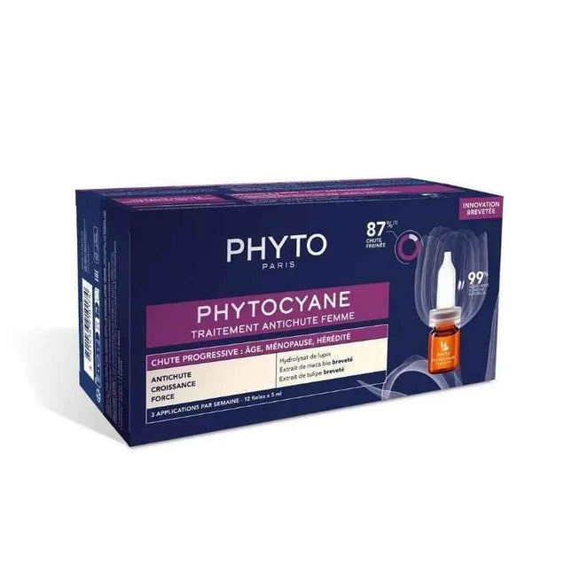 Phyto Paris Phyto Phytocyane Progressive Treatment Unisex, 12x5 ml