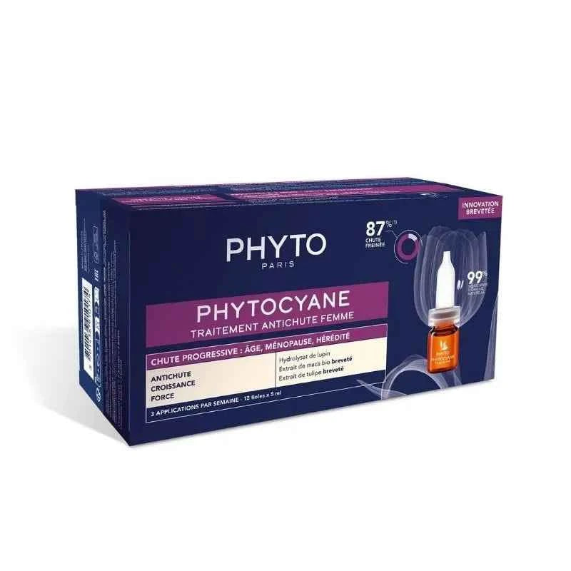 Phyto Paris Phyto Phytocyane Progressive Treatment Unisex, 12x5 ml