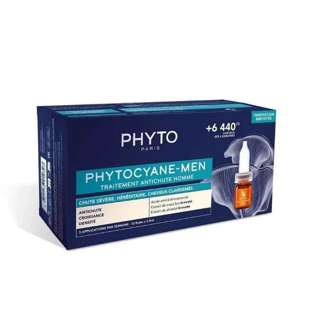 Phyto Paris Phyto Phytocyane Men Anti Hair Loss Unisex, 12x3.5 ml