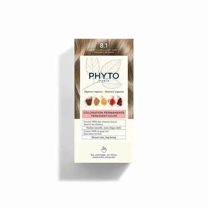 Phyto Paris Phyto Hair Colour By Phytocolor 8.1 Light Ash Blonde Unisex, 180 g
