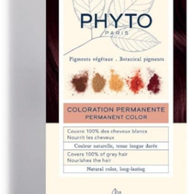 Phyto Color – Permanent Hair Dye for Women, 6.66 Intense Cherry Red Brown, 50 ml