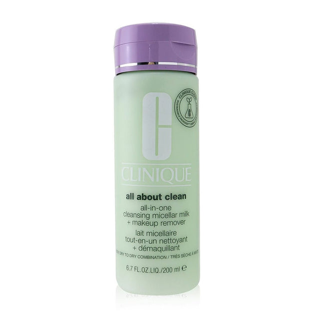 Clinique All About Clean All-In-One Cleansing Micellar Milk + Makeup Remover - Very Dry To Dry Combination 200ml/6.7oz