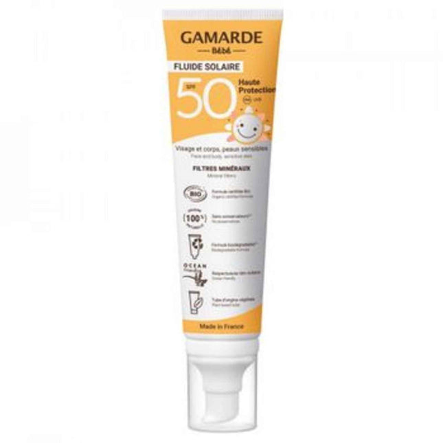 Gamarde Bio Sun Protection – Sunscreen Cream for Children, Face & Body, SPF 50, 100 ml