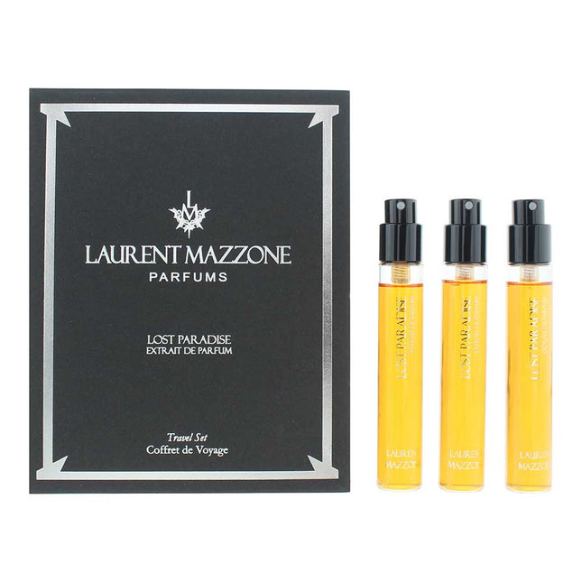 Laurent Mazzone Set Trio Laurent Mazzone Lost Paradise – Extrait de Parfum Unisex, 3 pcs, 15 ml