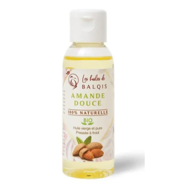 LES Huiles DE Balquis Amande Douce 100% Organic Virgin Oil, 50 ml