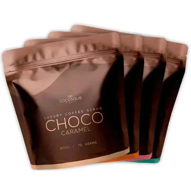 Cocosolis Luxury Coffee Scrub Box Unisex, Set 4 Pieces