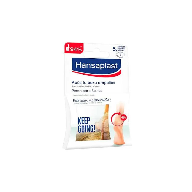 Hansaplast Apósito Para Ampollas, 5 Units