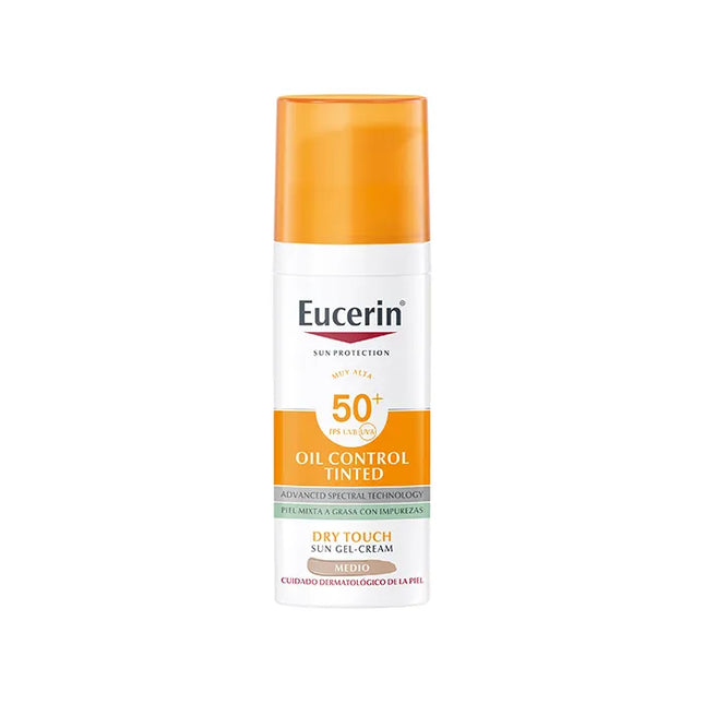 Eucerin Gel – Cream Oil Control Colour Medium Spf50+ Unisex, 50 ml