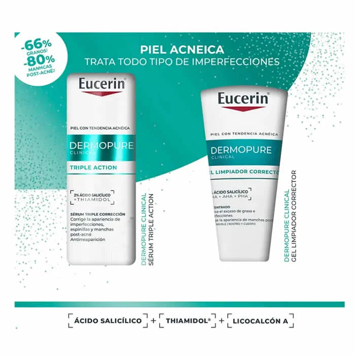 Eucerin Dermopure Triple Action – Serum 40 ml Unisex, Set 2 Pieces