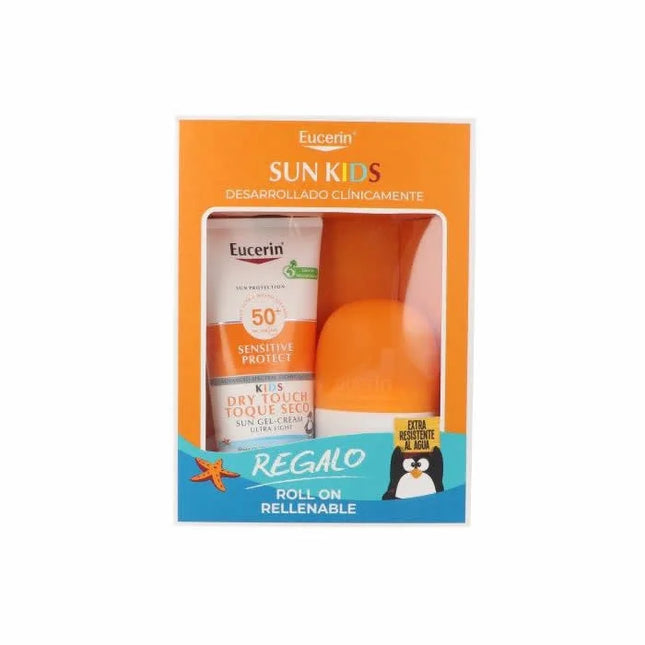 Eucerin Sun Protection Kids Gel – Cream Spf50+ 200 ml + Refillable RollOn Unisex