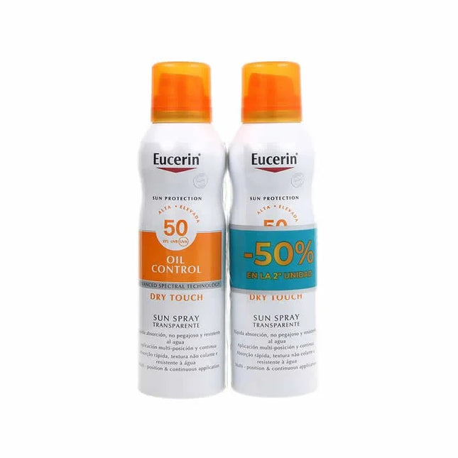 Eucerin Oil Control Dry Touch Spf50 Unisex, 2x200 ml