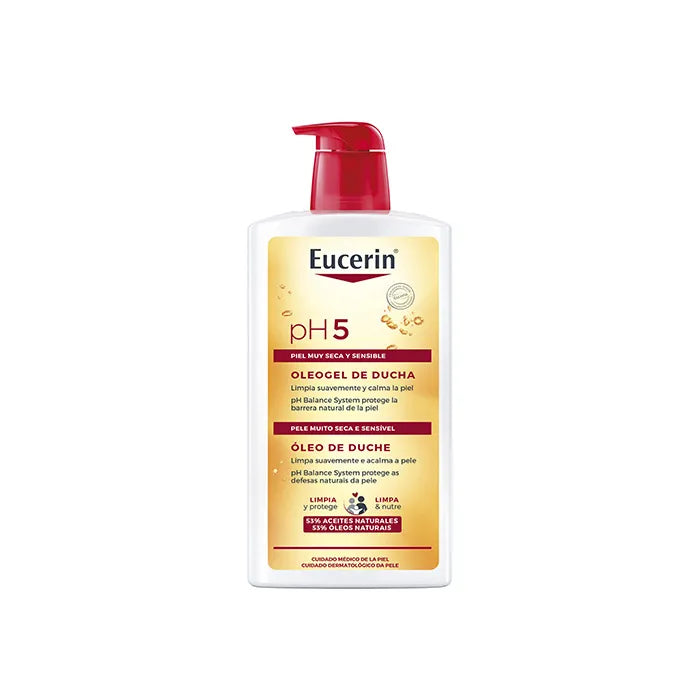 Eucerin Ph 5 Skin Protection Shower Oil Unisex, 1000 ml