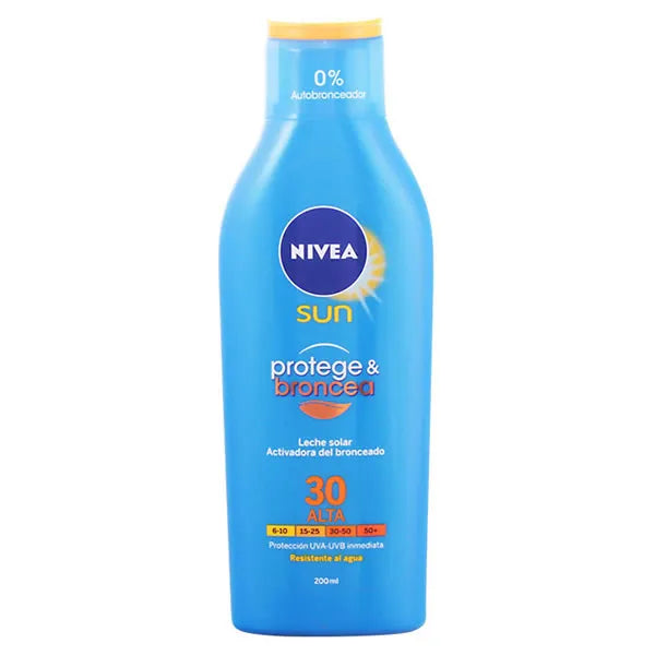 Nivea Sun Protect And Bronze Tan Activating Sun – Lotion Spf30 Unisex, 200 ml
