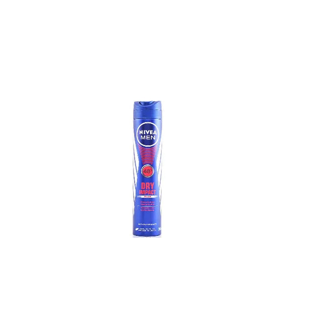 Nivea Dry Impact Anti-Perspirant – Deodorant Spray for Men, 200 ml